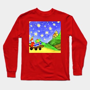 Santa claus on the way #4 Long Sleeve T-Shirt